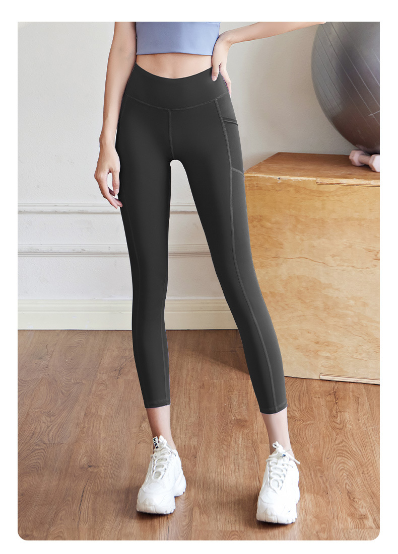 Sportswear damskie strój jogi bieganie szczupłe legginsy Ćwiczenie dla dorosłych rajstopy wysokiej talii