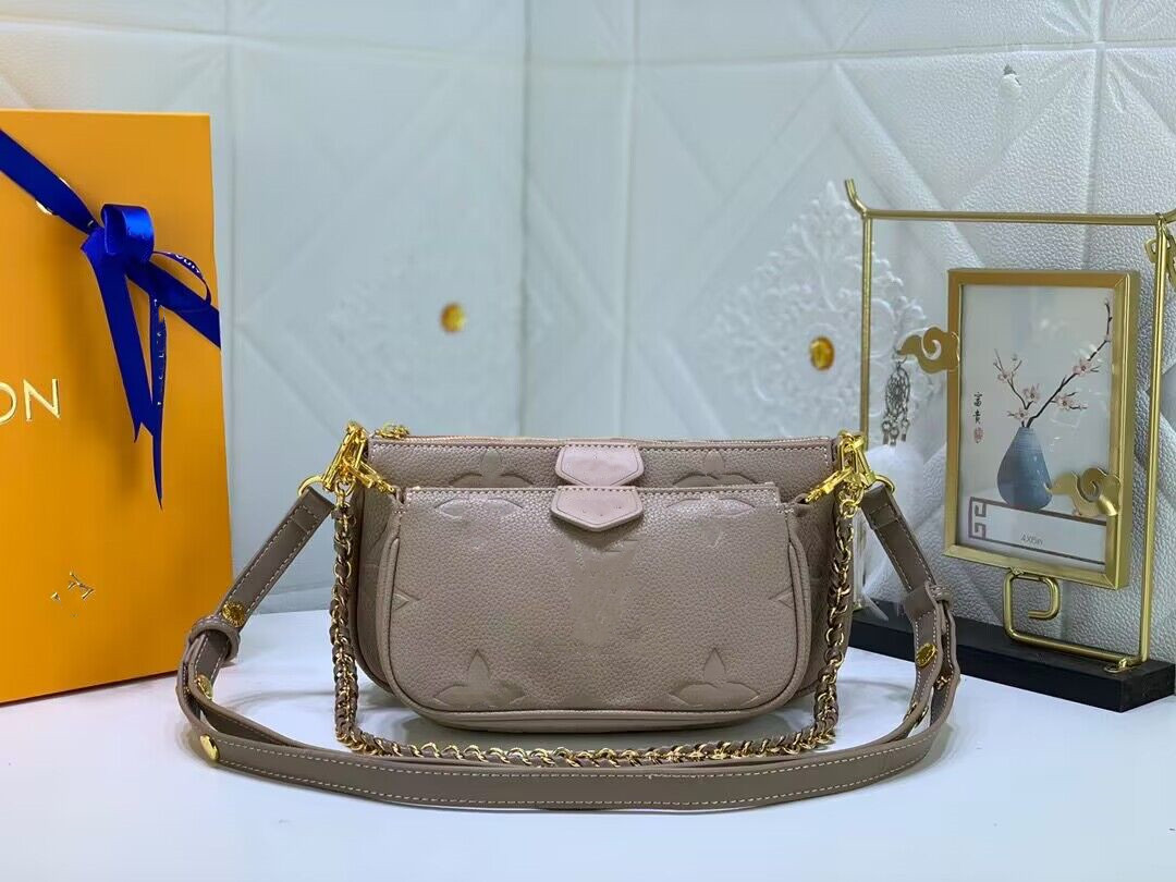 7a väskor crossbody kvinnor handväska märkesdesigner axel handväskor multi pochette prägling läder mode lyxiga avtagbara kedjekopplingspåse kompositpåse