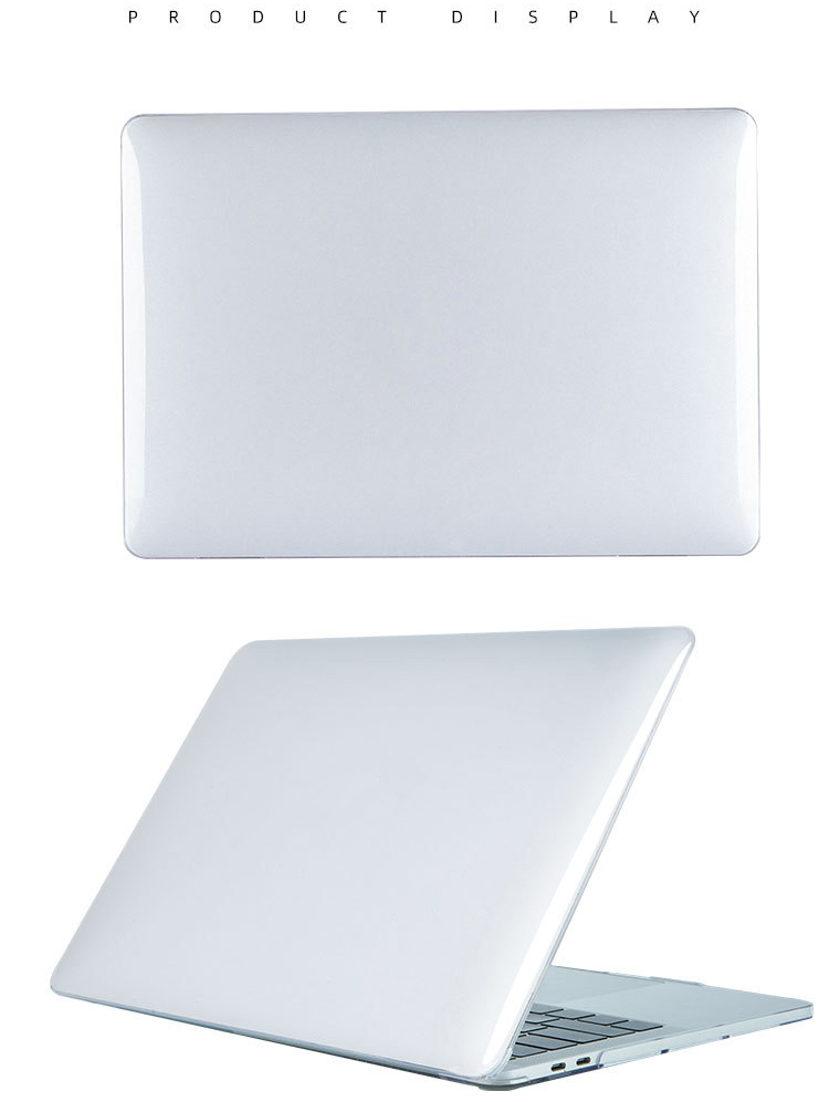 Capa dura cristalina para novo macbook pro touch bar 13.3 air 15.4 pro retina 12 polegadas capa protetora completa para laptop