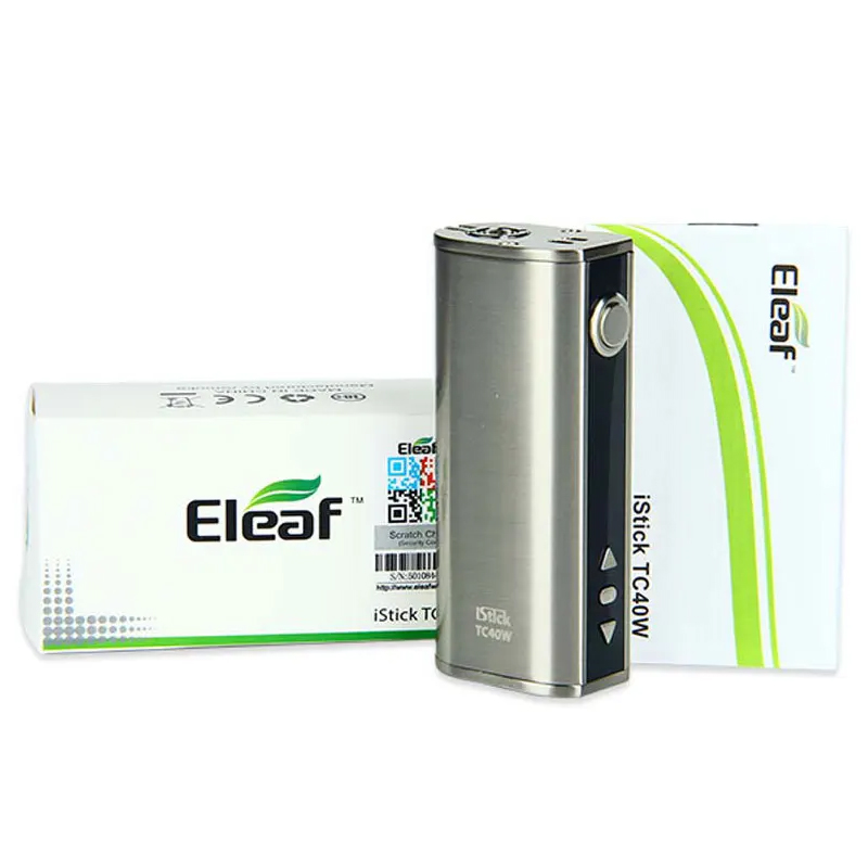 Eleaf iStick TC 40W Mod 2600mah Bateria embutida 40w Controle de temperatura Mod Paking simples 4 opções de cores