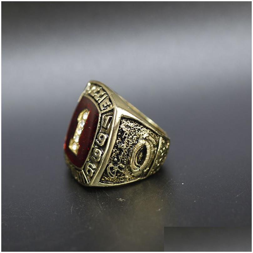 Hall Of Fame Baseball 1978 1996 1 Ozzie Smith Team Champions Championship Ring With Wooden Display Box Souvenir Men Fan Gift Drop Deli Dhdzq