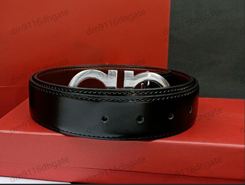 2023 Smooth leather belt luxury belts designer for men big buckle male chastity top fashion mens whole300d