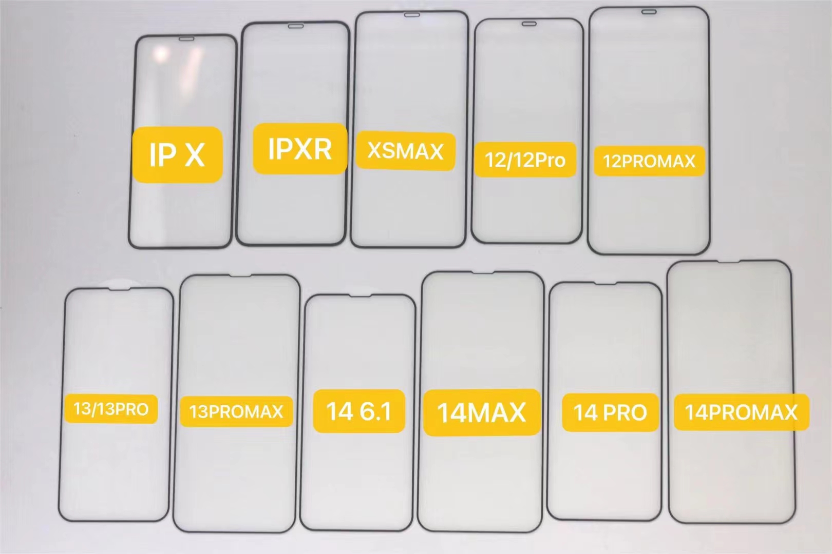 Telefon Film ochraniacza ekranu z temperaturą do iPhone'a 14 13 12 Mini 11 Pro X XS Max 8 7 Plus dla Samsung A22 A32 A33 LG STYLO 5 6 dla Xiaomi Huawei Opp