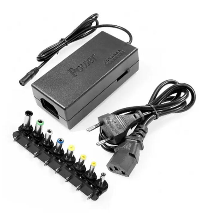 Chargeur universel pour ordinateur portable Adaptateur secteur pour ordinateur portable Chargeurs externes 96W Tension réglable 12-24v pour HP DELL IBM Lenovo ThinkPad EU / US / UK / AU