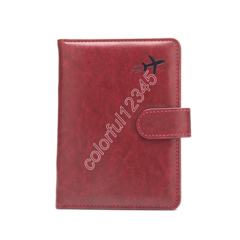 Wallets PU Leather Passport Protector Cover Man Women Lover Couple Travel Passport Holder with Credit Card Holder Wallet