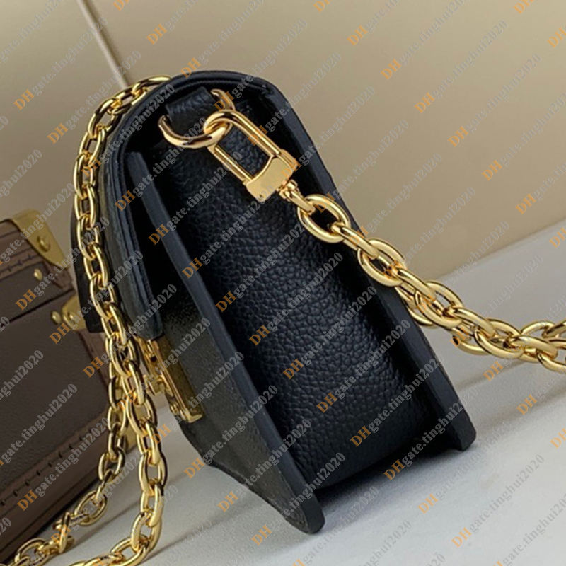 Bayan moda gündelik tasarımcı lüks cüzdan zincir metis zincir çanta omuz çantaları çapraz gövde kılıfları çanta üst ayna kalitesi m82637 m82836 cüzdan torbası