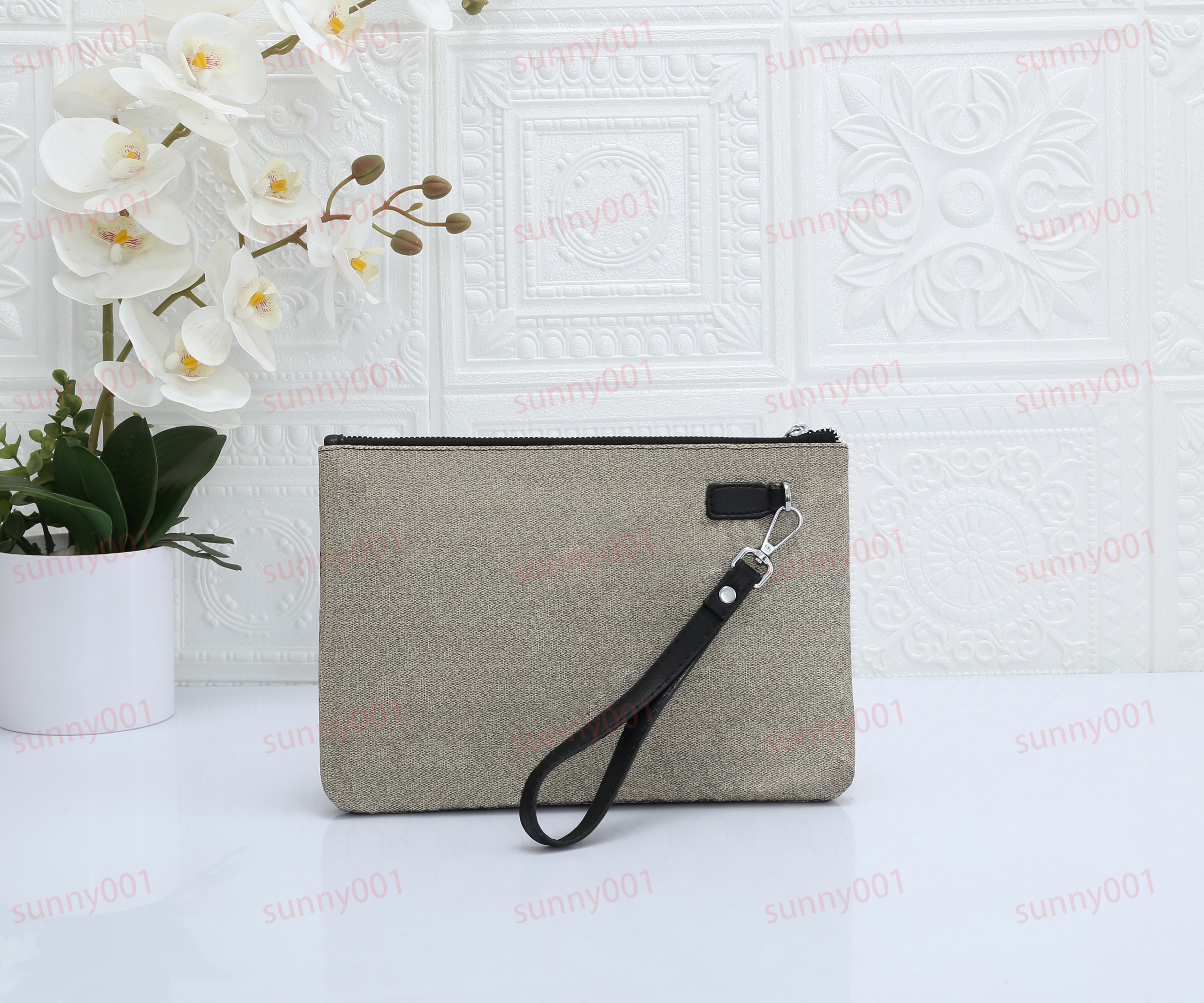 Pochette Designer Portable Portefeuille Lettre Fleur Cosmétique Sac De Luxe Fermeture Éclair Poignet Téléphone Sacs Porte-clés Sac À Main Quotidien Sac À Main