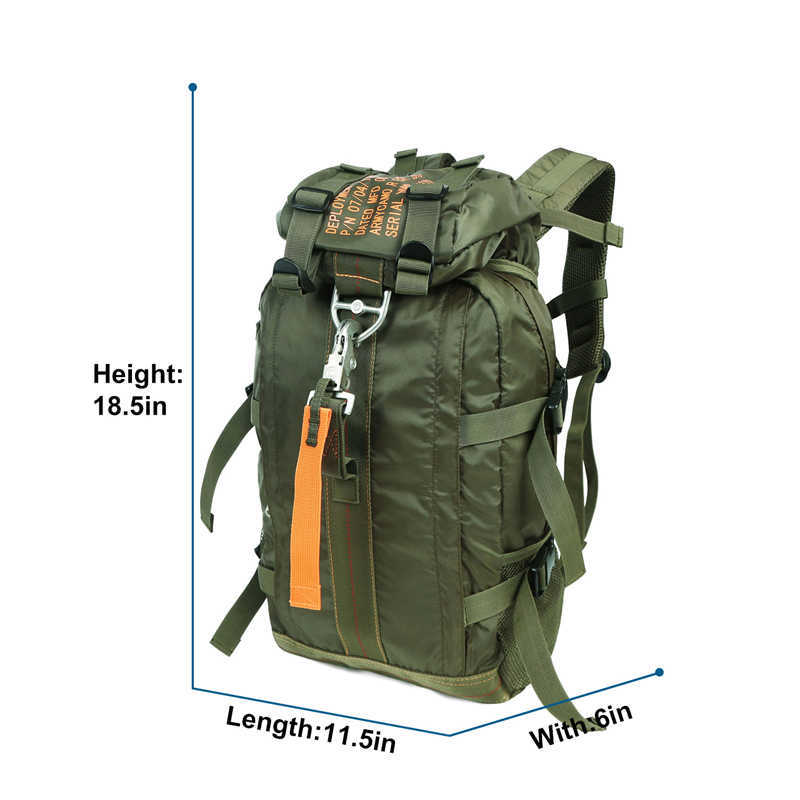 Lichtgewicht rugzakken reizen Backpacks Nylon Tactical Backpack Men Women Outdoor wandelen Camping Trekking klimmen Ridding 230412