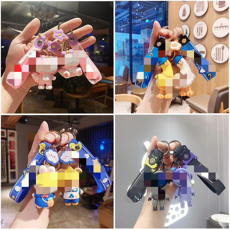 Kawaii Fidget Toys Super Cartoon Keychain Simple Dimple Fidgets Board Portable Anti-stress Decompression Toys Contact Me For More Styles