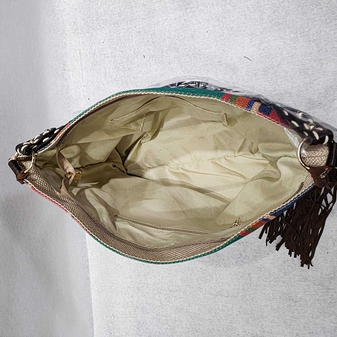 Bohemian Tassel Bags na ramiona Projektant torebki Luksusowe płótno Crossbody Bag National Large Cocar Tote Big Shopper Bag 230412