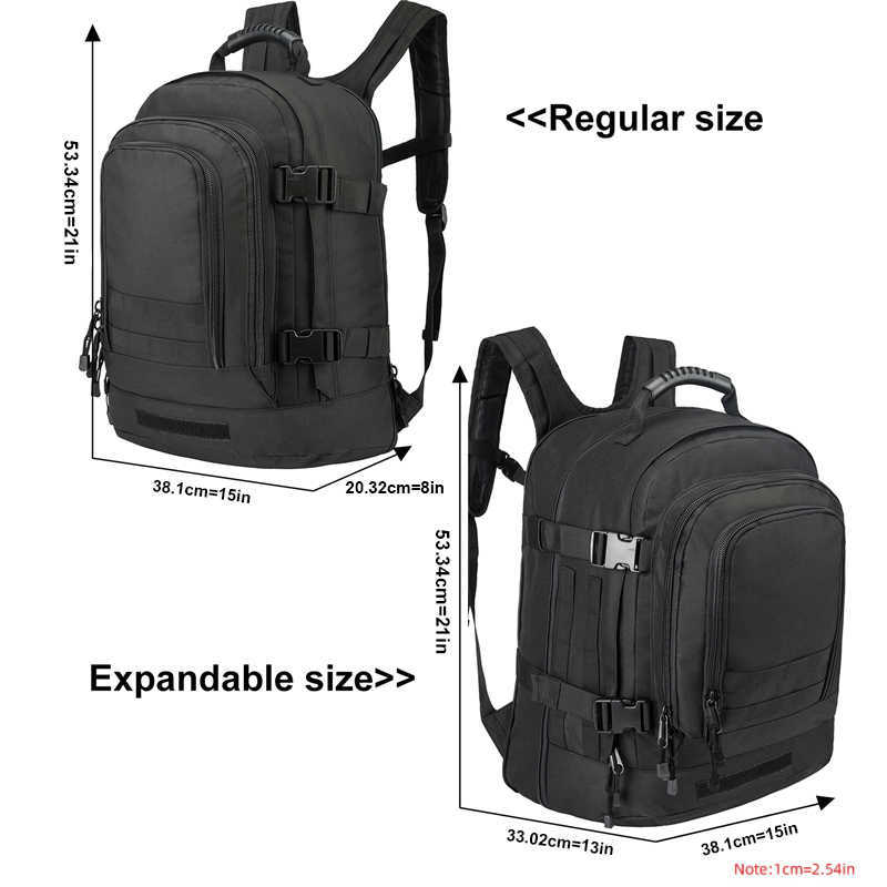 60L MĘŻCZYZNY Armia Wojskowy plecak 3P Softback na świeżym powietrzu Camping RucksAck Hunting Camping Torba podróżna 230412