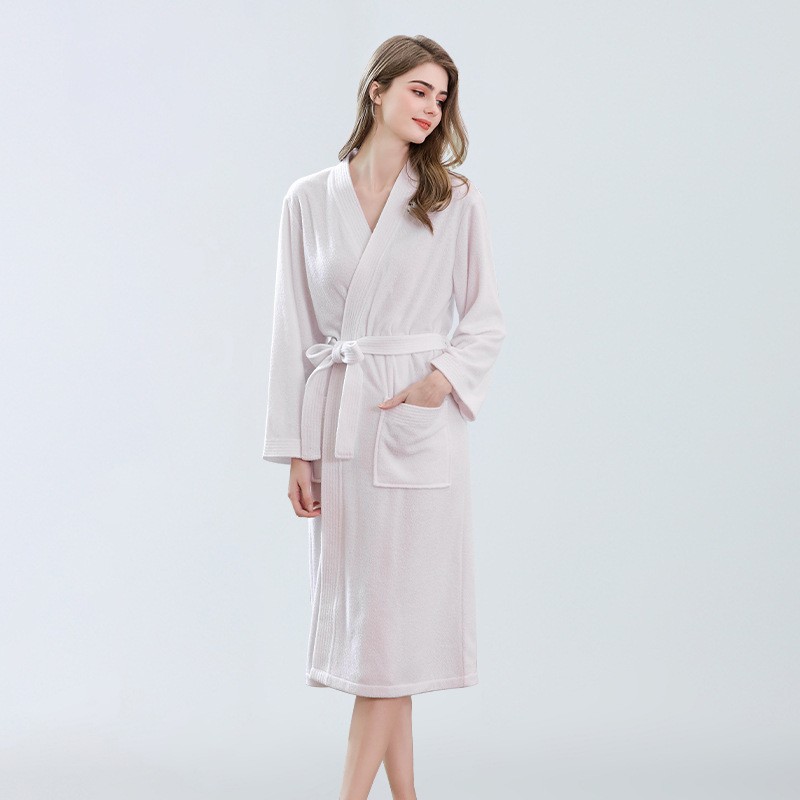 Халат в стиле четырех сезонов, женская ночная рубашка, полотенце, халат, большой размер, длинная одежда для спа-пота и горячих источников