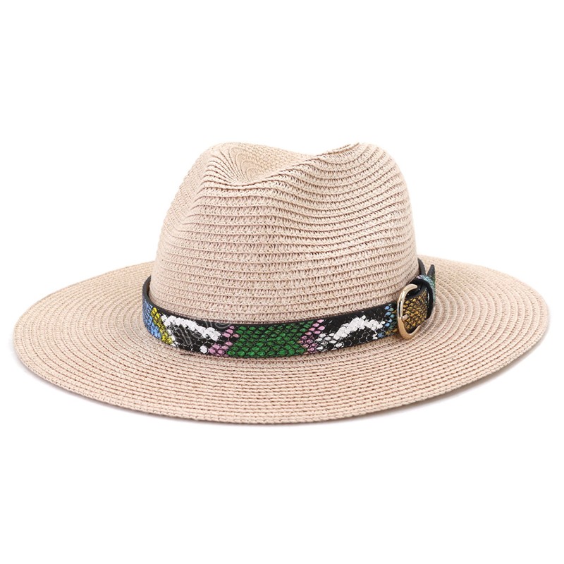 Chapeaux de soleil d'été classique chapeau de paille pour les femmes en plein air vacances plage chapeaux décontracté Jazz casquette Chapeu Masculino