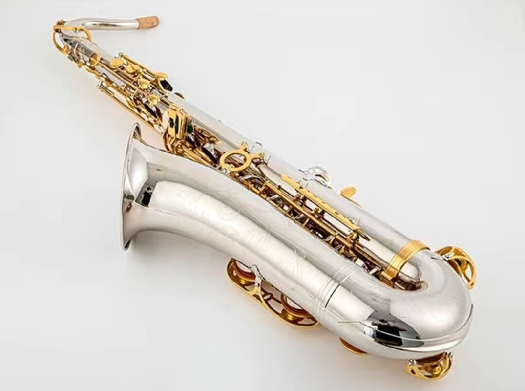 T-992 Japan Yanagis Tenor Saksofon Profesjonalne instrumenty muzyczne BB Ton Nickel Silver Pleated Tube Gold Key Sakso