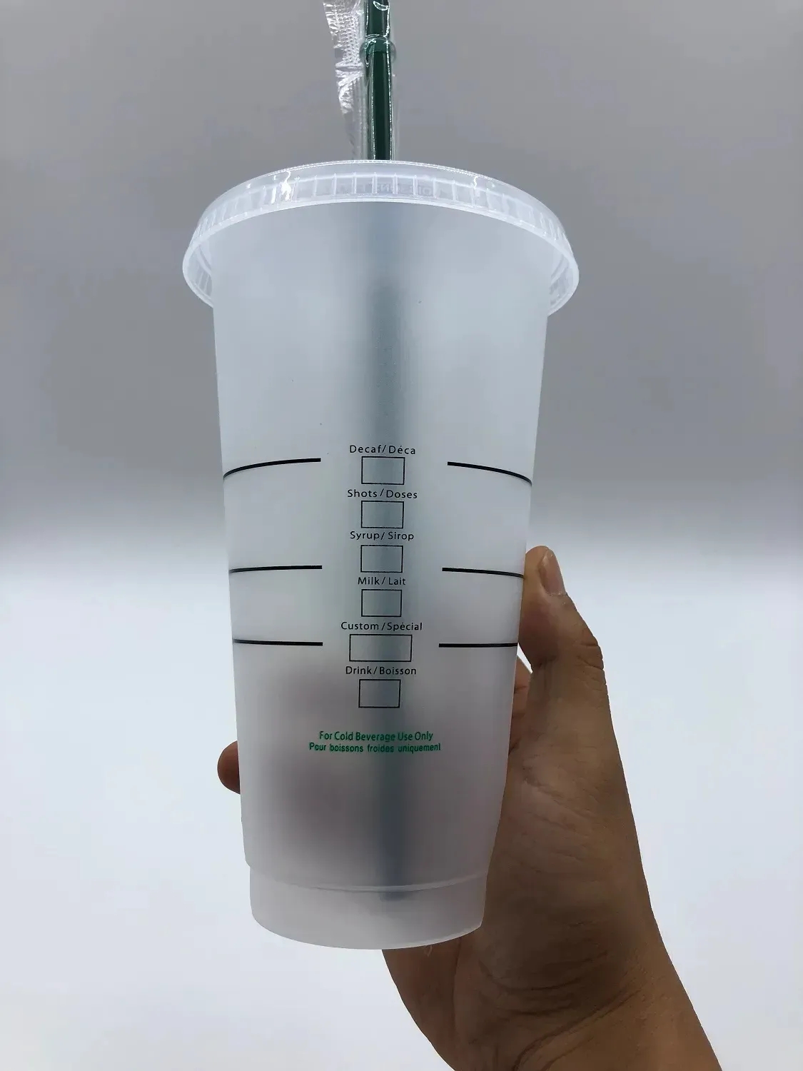 Zeemeermin Godin 24 Oz/710 Ml Plastic Mokken Tumbler Herbruikbare Helder Drinken Platte Bodem Pijlervorm Deksel Stro Cups mok