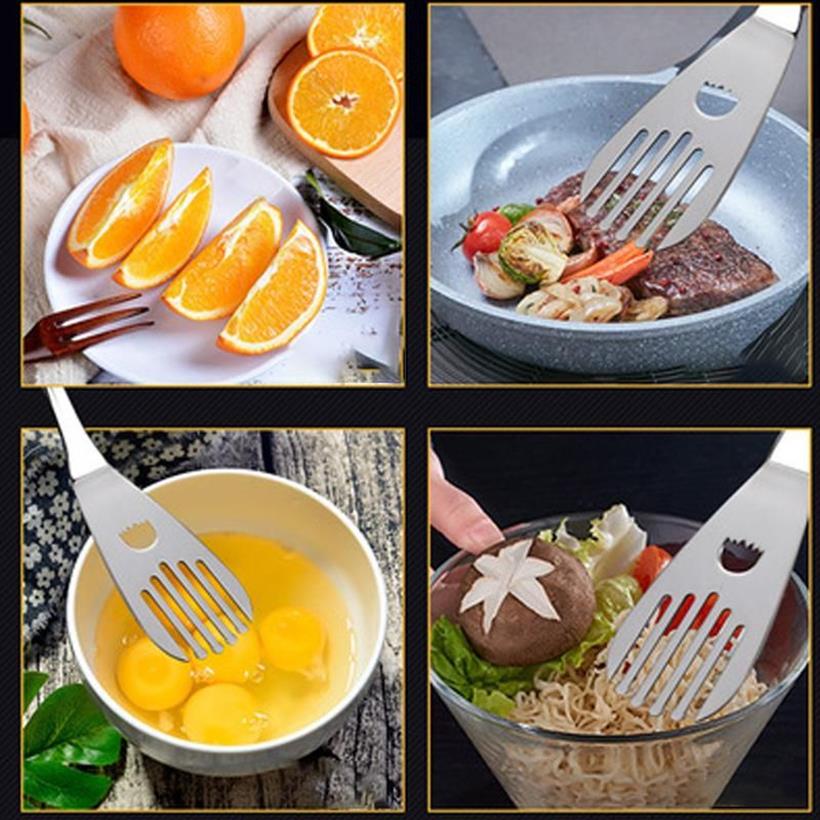 Dinnerware Sets Multifunctional Small Frying Spatula 304 Stainless Steel Steak Baking Egg Beater Cake Cutting267i