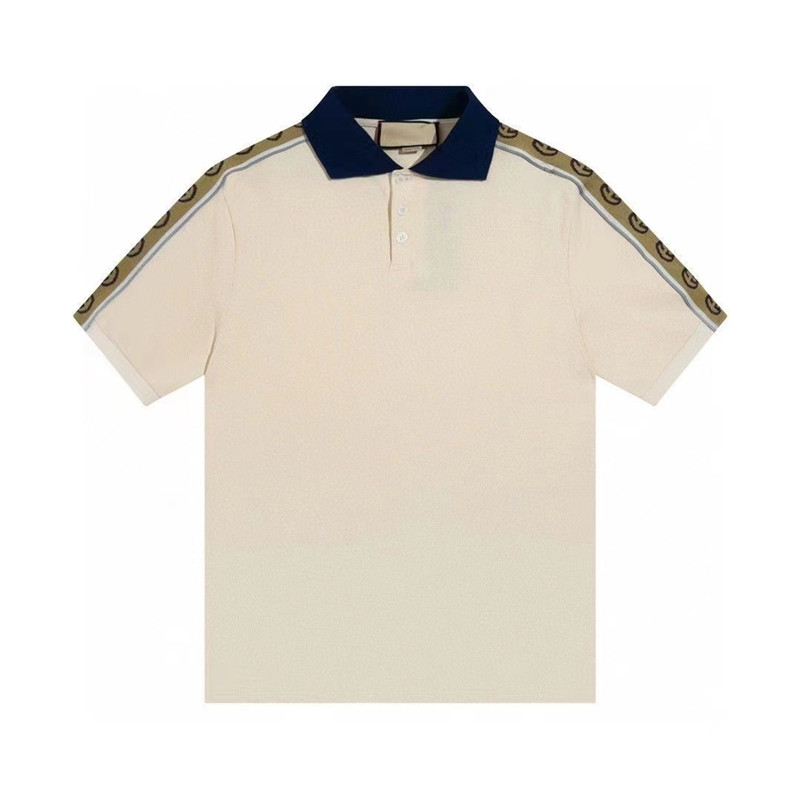 Męskie polo koszula męska projektant polo męskie koszulki letnie wysokiej jakości męskie krótkie rękawy modna bawełniana męska oddychająca bluza pochłaniająca pot S-5XL