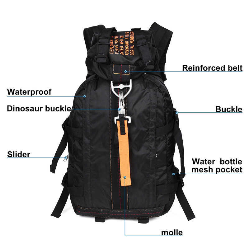 Reise-Wanderrucksack Trekking-Camping-Rucksäcke Wasserdichter Wander-Tagesrucksack Leichter Outdoor-Sport-Reiserucksack für Männer 230412
