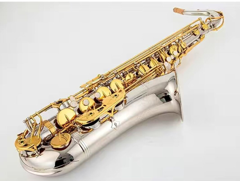 T-992 Japan Yanagis Tenor Saksofon Profesjonalne instrumenty muzyczne BB Ton Nickel Silver Pleated Tube Gold Key Sakso