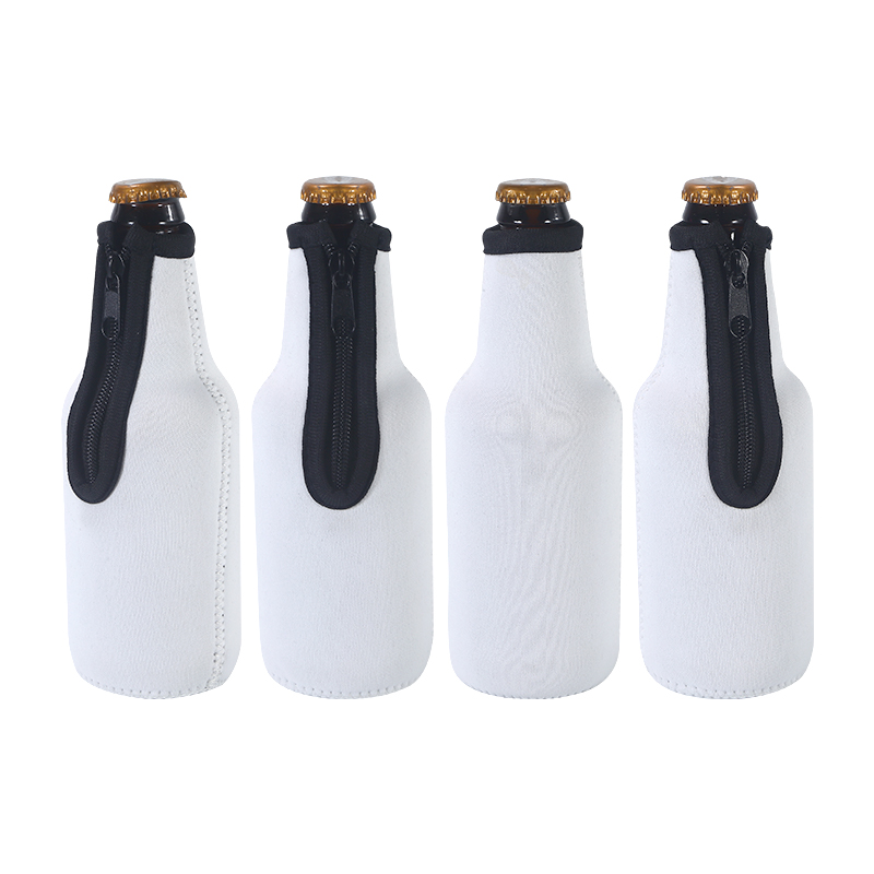 Manga de garrafa de cerveja de neoprene para sublimação em branco reutilizável manga de garrafa organização mangas isoladas tampa de garrafa Z11