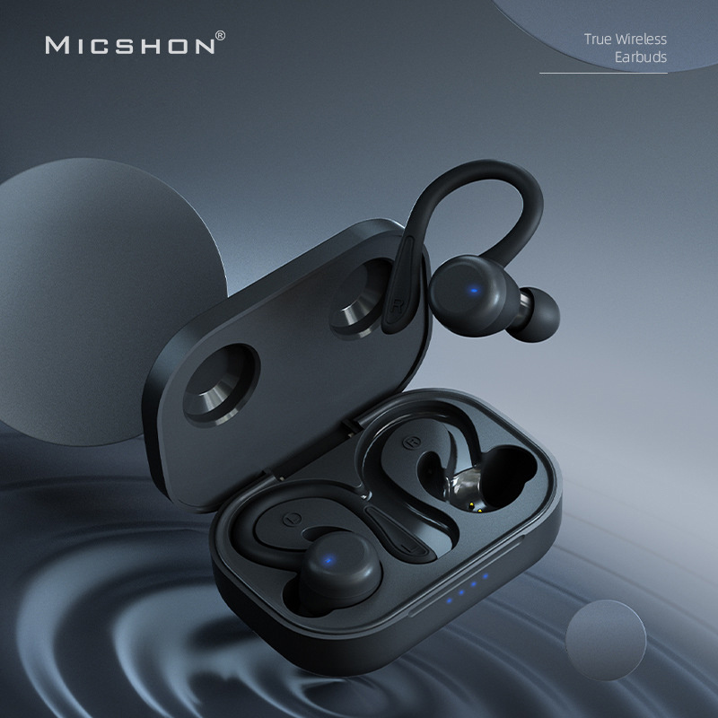 Nouveau MS-T40 True Wireless Earbuds TWS Earphone Sport Étanche Running Bluetooth Earphone