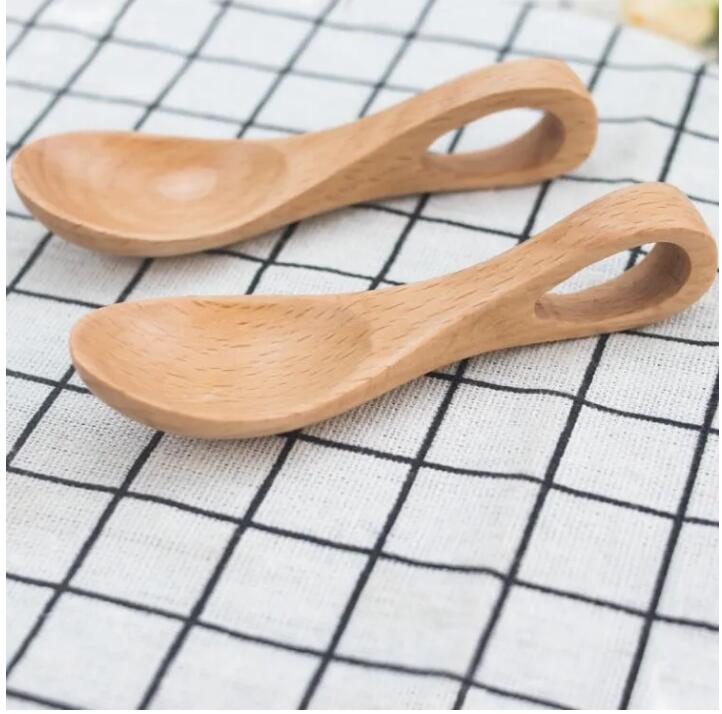 Wood Portable Tableware Wooden Cutlery Sets Bamboo Spoon Fork Travel Dinnerware Suit Environmental Kitchen Tool Wholesale