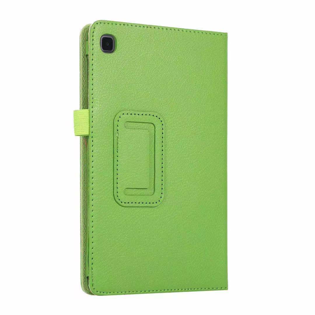 Läderfodral för Samsung Tab S8 A8 A A7 S7 10.0 10.4 S5E S6 S4 10.5 -tum T510 T870 CASE STAND LYCHEE COVER CAPA MAGNETISK SMART