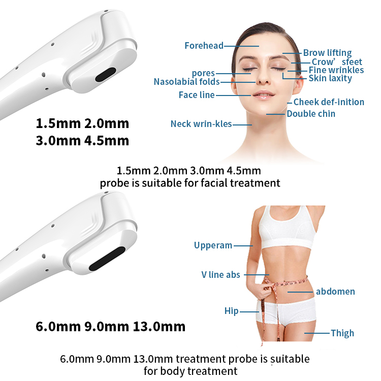 2-in-1-7D-HIFU-Vaginalmaschine, multifunktionale Schönheitsausrüstung, hochintensiver fokussierter Ultraschall, Vaginastraffung, Gesichtsstraffung, Körperabnehmen mit 7 Kartuschen