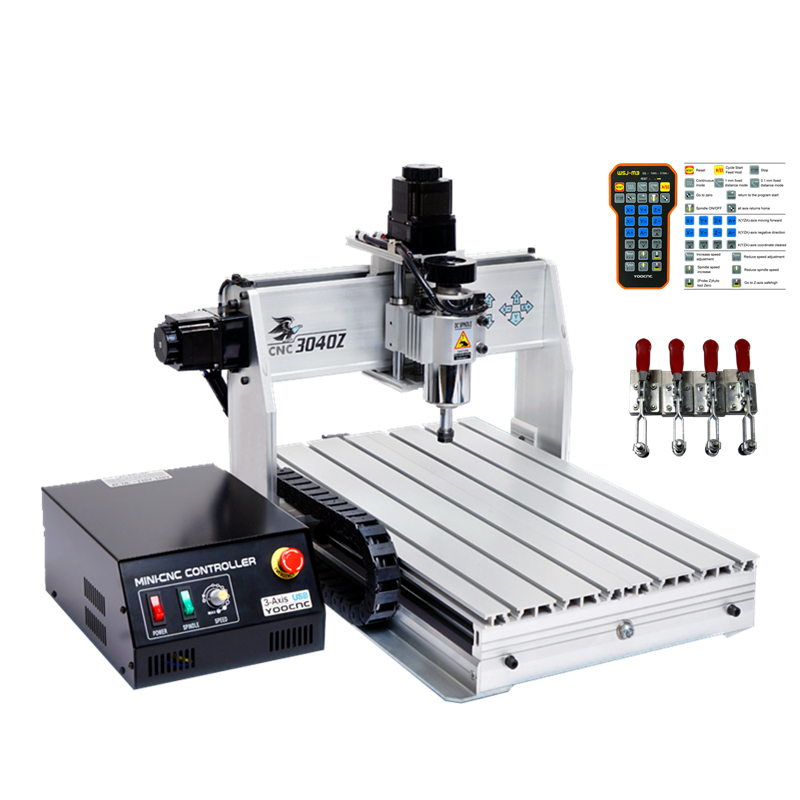 NEW CNC 3040Z USB 3Axis 4Axis Engraving Drilling and Milling Machine 300W Wood Carving Machine Ball Screw CNC Router Engraver