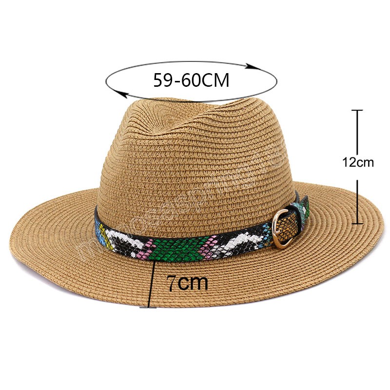 Chapeaux de soleil d'été classique chapeau de paille pour les femmes en plein air vacances plage chapeaux décontracté Jazz casquette Chapeu Masculino