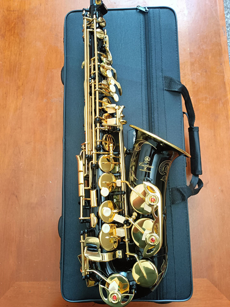 Det bästa svarta altsaxofonen YAS-82Z Japan Brand Alto Saxophone E-Flat Music Instrument med Case Professional Level