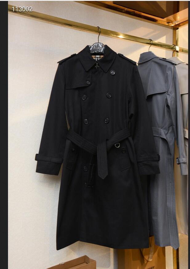 الكلاسيكية الجديدة! Men Fashion England Design Long Version Trench Coat/WHADE WHISE CORTON COTTON DOUBLE BRISHED COAT