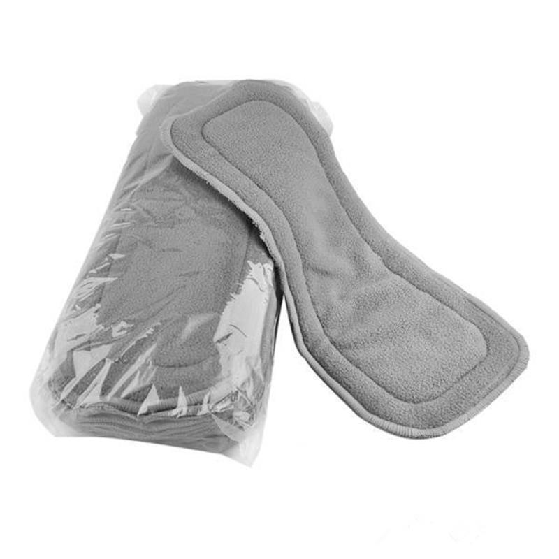 Nouveau épais lavable bébé 4 couches matelas à langer bambou charbon de bois insérer produit pour bébé couches pour bébés tissu environnemental doux couche couche