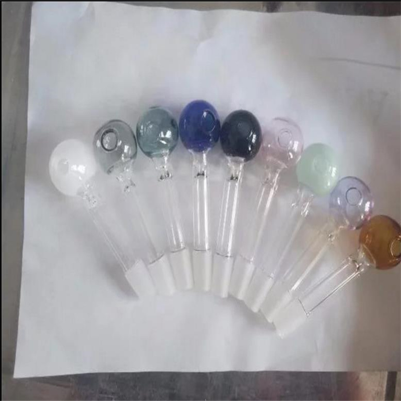 Tubo di fumo mini giaccino bong vetro a forma di metallo colorato di nuovo colore gambo la bocca di sigaretta