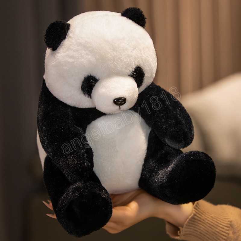 26-46cm Lovely Cute Panda Stuffed Animal Soft Simulation Bear Plush Toy Birthday Gifts Baby Hug Pillow For Children