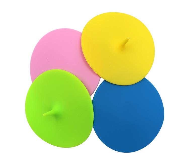 Creative Water-drop Silicone Cup Lid Colorful Cup Cover Eco-Friendly leakproof Mug Cap 10cm SN748
