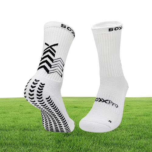 Chaussettes antidérapantes de Football pour hommes, similaires au soxPro SOX Pro, pour basket-ball, course à pied, cyclisme, gymnastique, Jogging7761858