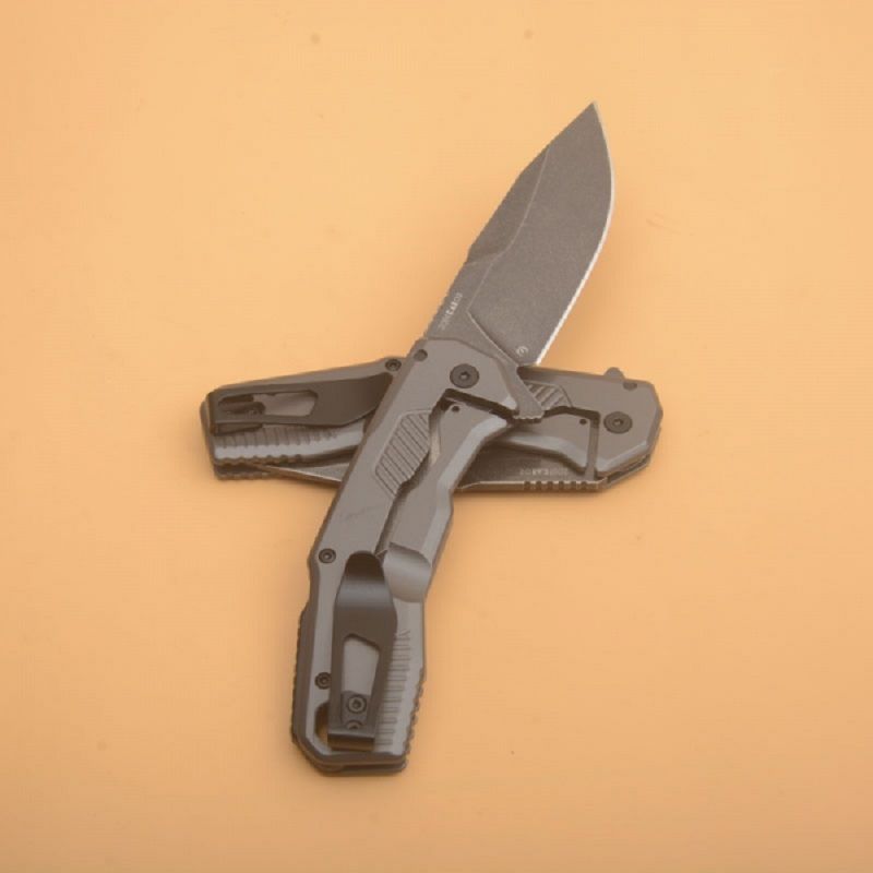 Kershaw 60HRC 1605 Açık Mekan Kamp Hayatta Kalma Hızlı Açık Taktik Katlama 2061 Bıçak Avı Hayatta Kalma Cep EDC Araçları Erkek Hediye