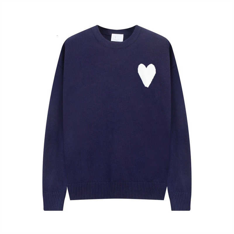  Amis Sweater Women Men Warm Sweat Amipais Streetwear Hop Casual Long Sleeve Amisweater Knitted Pull Coeur Heart Love Pattern HGAK
