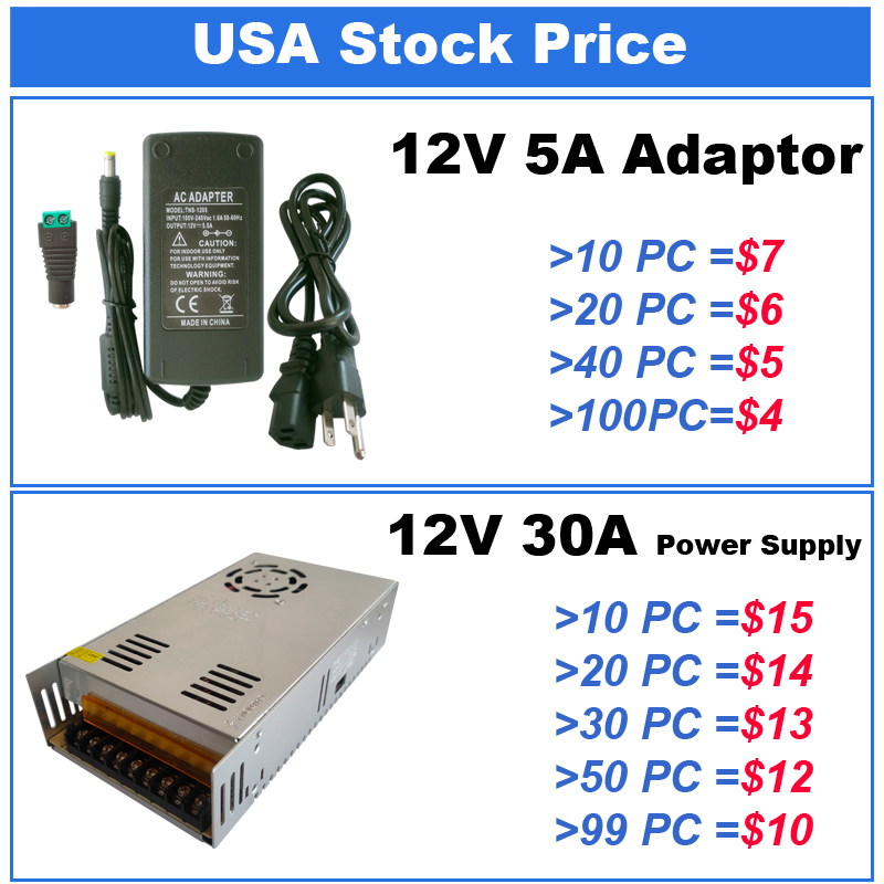 12V 30A DC Universal Regulated Switching Power Supply 360W for CCTV Radio Computer Project LED Strip Lights 3D Printer crestech888