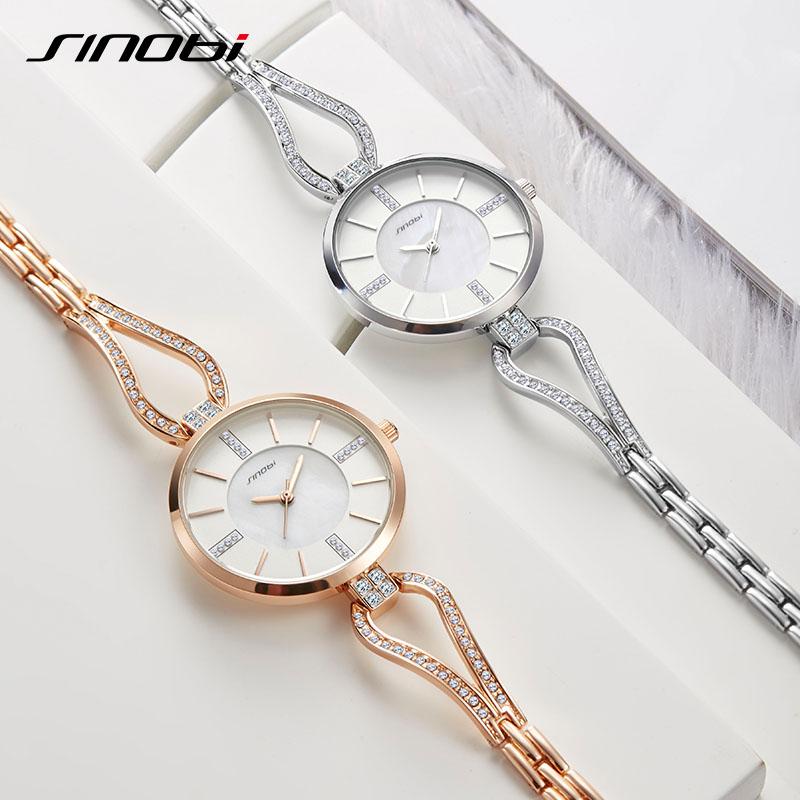 2023 SINOBI Luxury Brand Orologi da donna Orologio da polso al quarzo Orologio da donna Orologio regalo