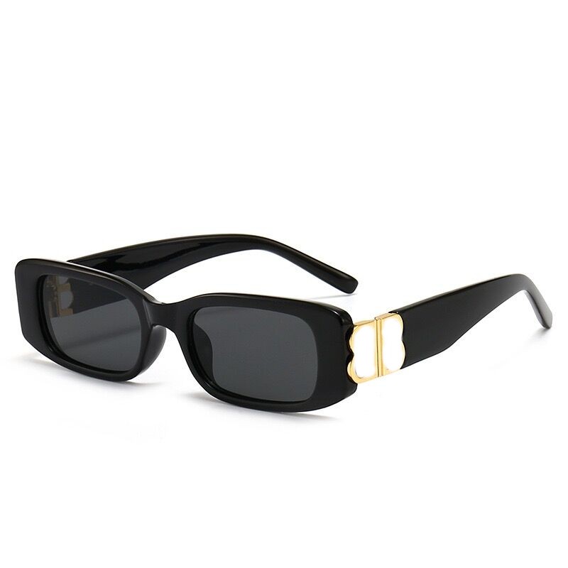 Nuevas gafas de sol de diseñador, gafas de sol con montura pequeña a la moda, gafas de sol con logo Bb para mujer y hombre, gafas de sol estilo ojo de gato, gafas de sol Retro con espejo sombreado