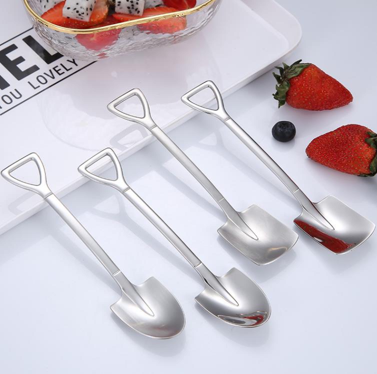 Rostfritt stål spade vattenmelon sked barn dessert kaka glass skopa frukt sallad skopa kök servis spade sn6293