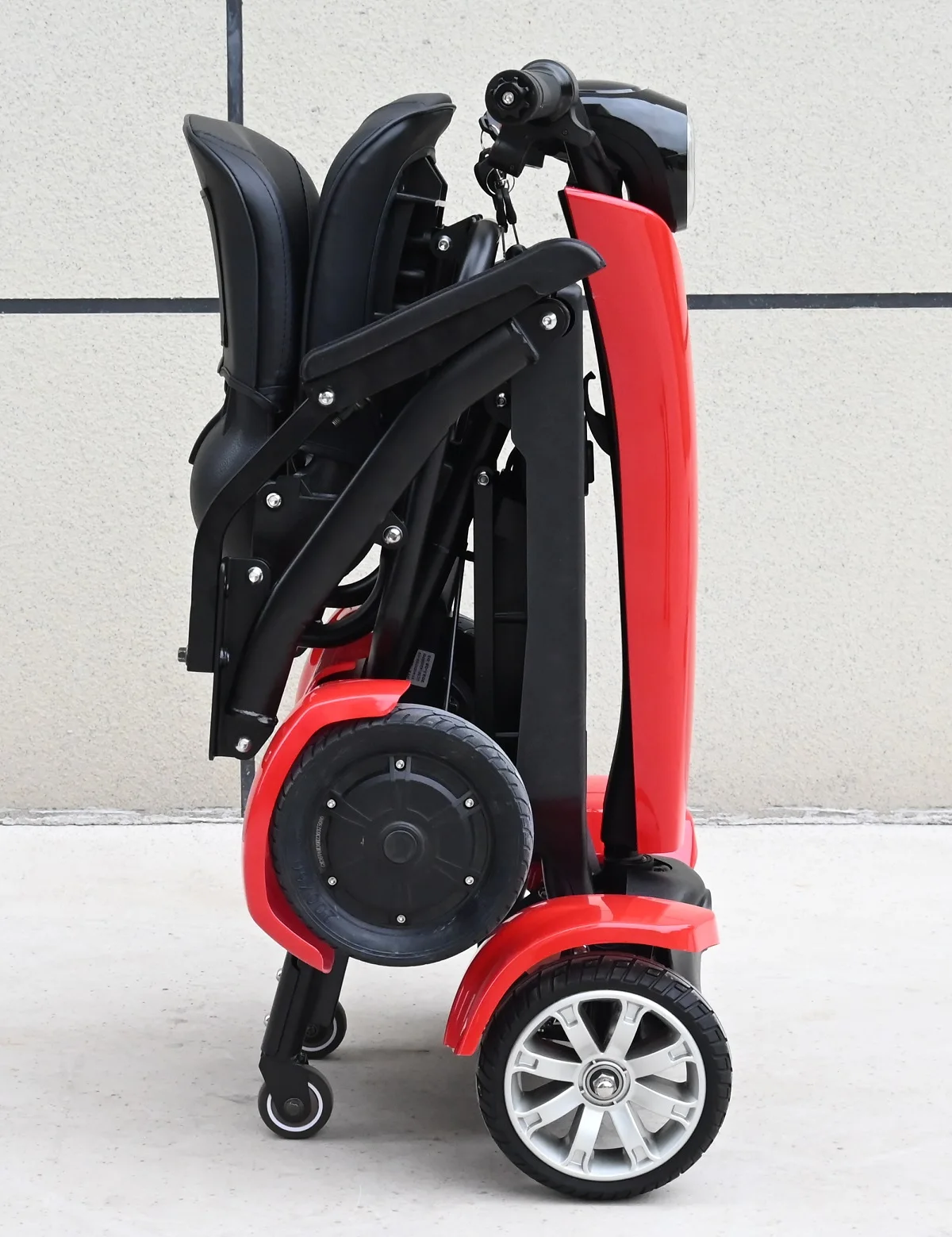 Automatic Folding Mobility Scooter For Disabled People Adults Four Wheels Electric Scooter 500W Dual Motor With Remote Control