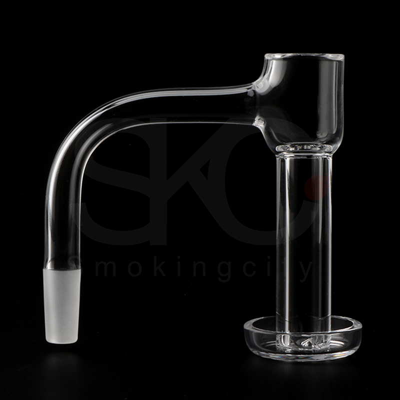 Smoke Fully Welding Abgeschrägte Kante XL Terp Slurper Quarz Banger Nagel mit Glas Dichro Set für Dab Rig Pfeifenbong