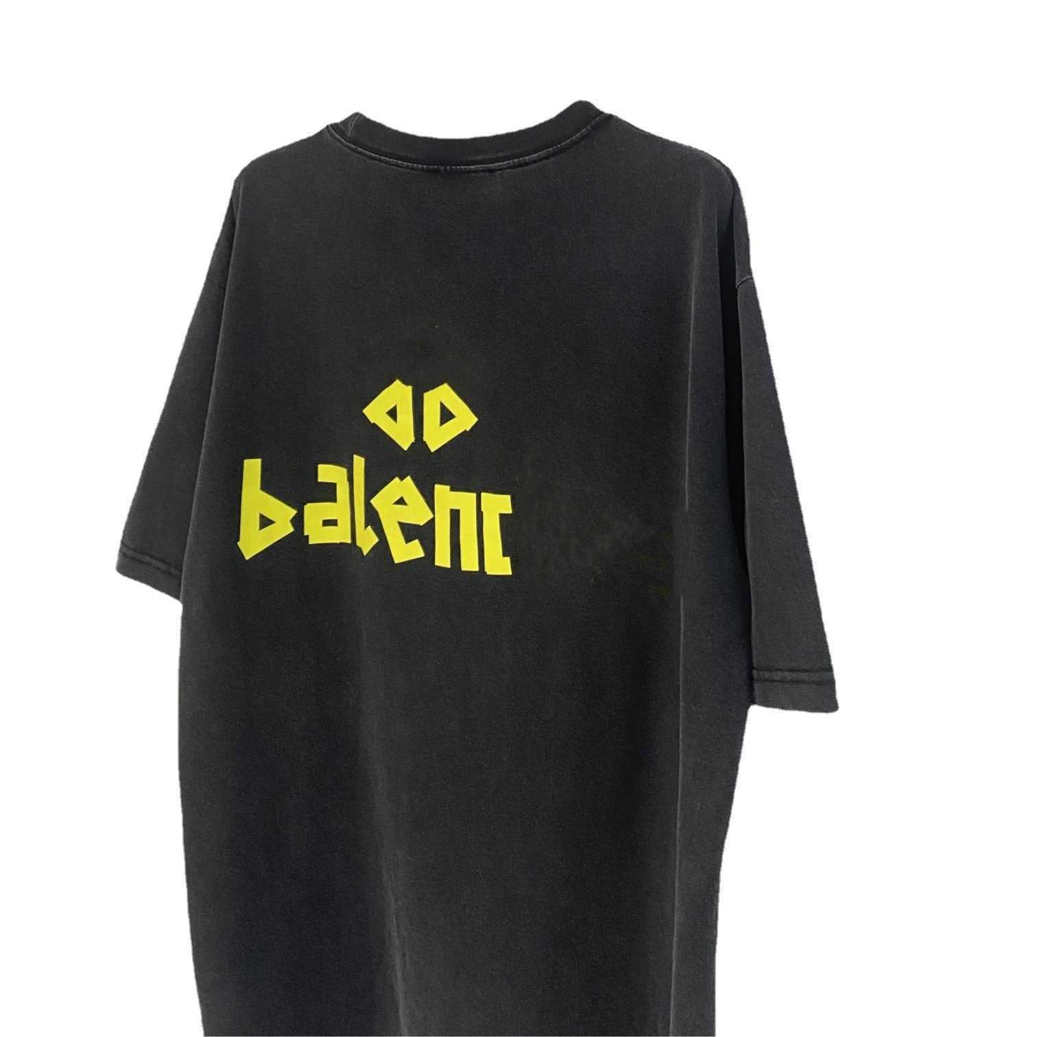 2023 Nouveau designer femmes t-shirt haut de gamme Summer High Edition Li Loose Simple Unisex Washed Old Letter Couple Round Neck Sleeve T-Shirt