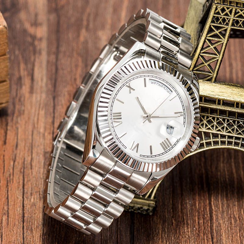 Мужские часы NO1, 41 мм, 2813, автоматический механизм, часы из нержавеющей стали, водонепроницаемые, светящиеся, montre de luxe