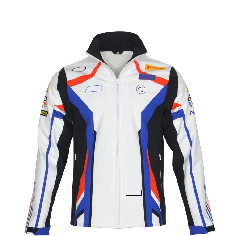 Autumn Winter Moto Team Full Zipper Jacket Motorcykel racing vindtät jacka utomhus motocross softshell jacka mäns vindbrytare