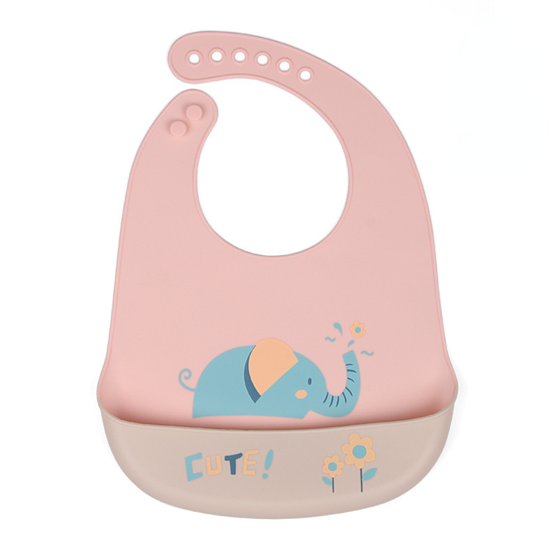 Wholesale Household Sundries Food-Grade Silicone BibsBaby'S Food Bibs Baby'S Water Bibs Waterproof And Anti-Dirty Children'S Water Bibs Summer