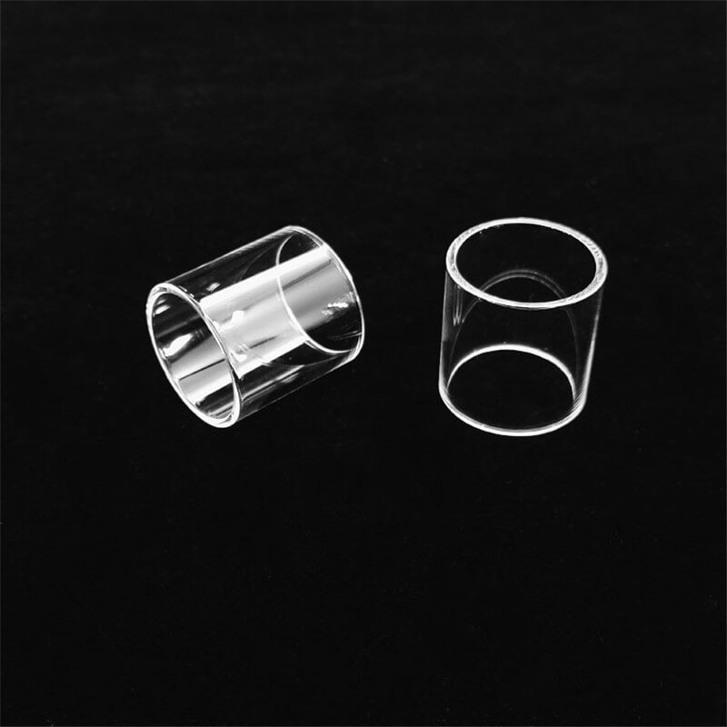 Replacement Pyrex Flat Normal Glass Tube Fit For Hellvape Dead Rabbit V3 Voopoo Maat Fireluke Solo QP Gata Uwell Valyrian 3 Fat Rabbit Solo RTA 28mm